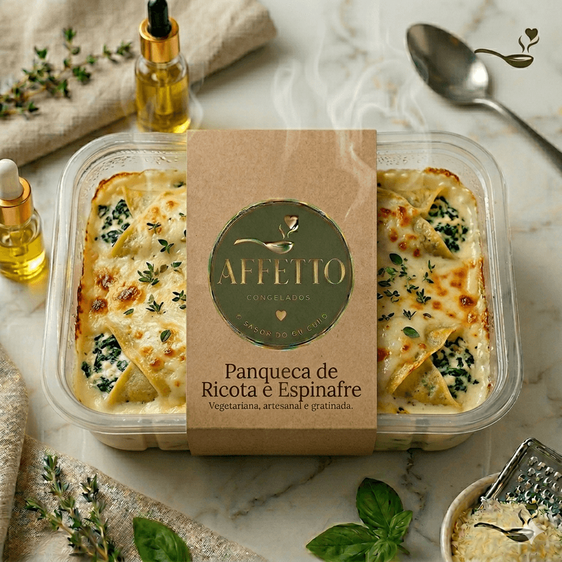 Panqueca de Ricota e Espinafre