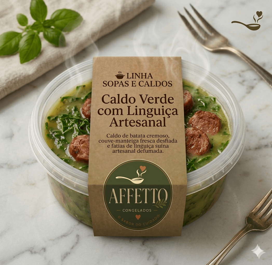Caldo Verde com Linguiça Artesanal